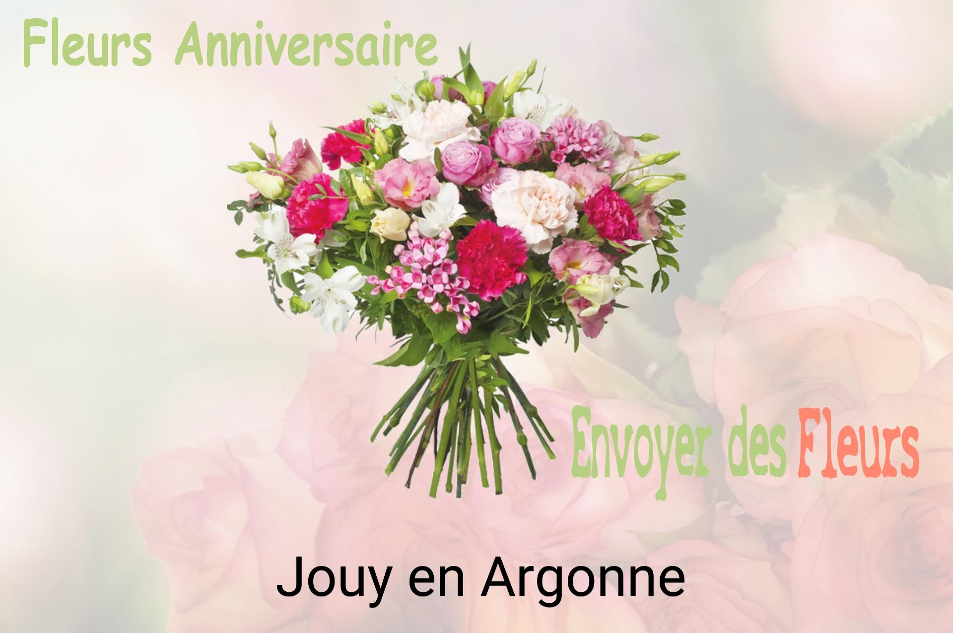 Bouquet de fleurs d’anniversaire livré à Jouy-en-Argonne