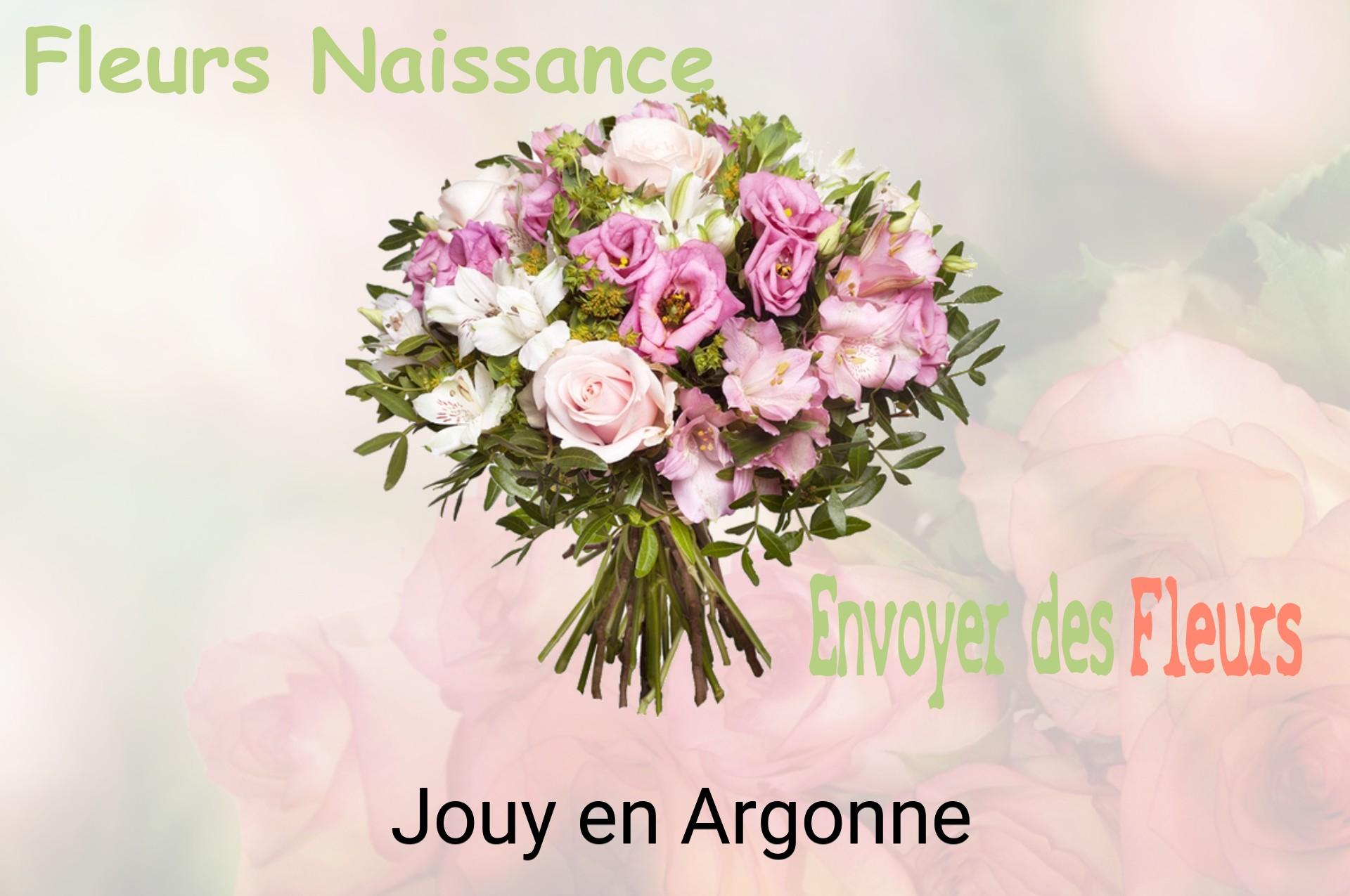 Bouquet de fleurs de naissance livré à Jouy-en-Argonne