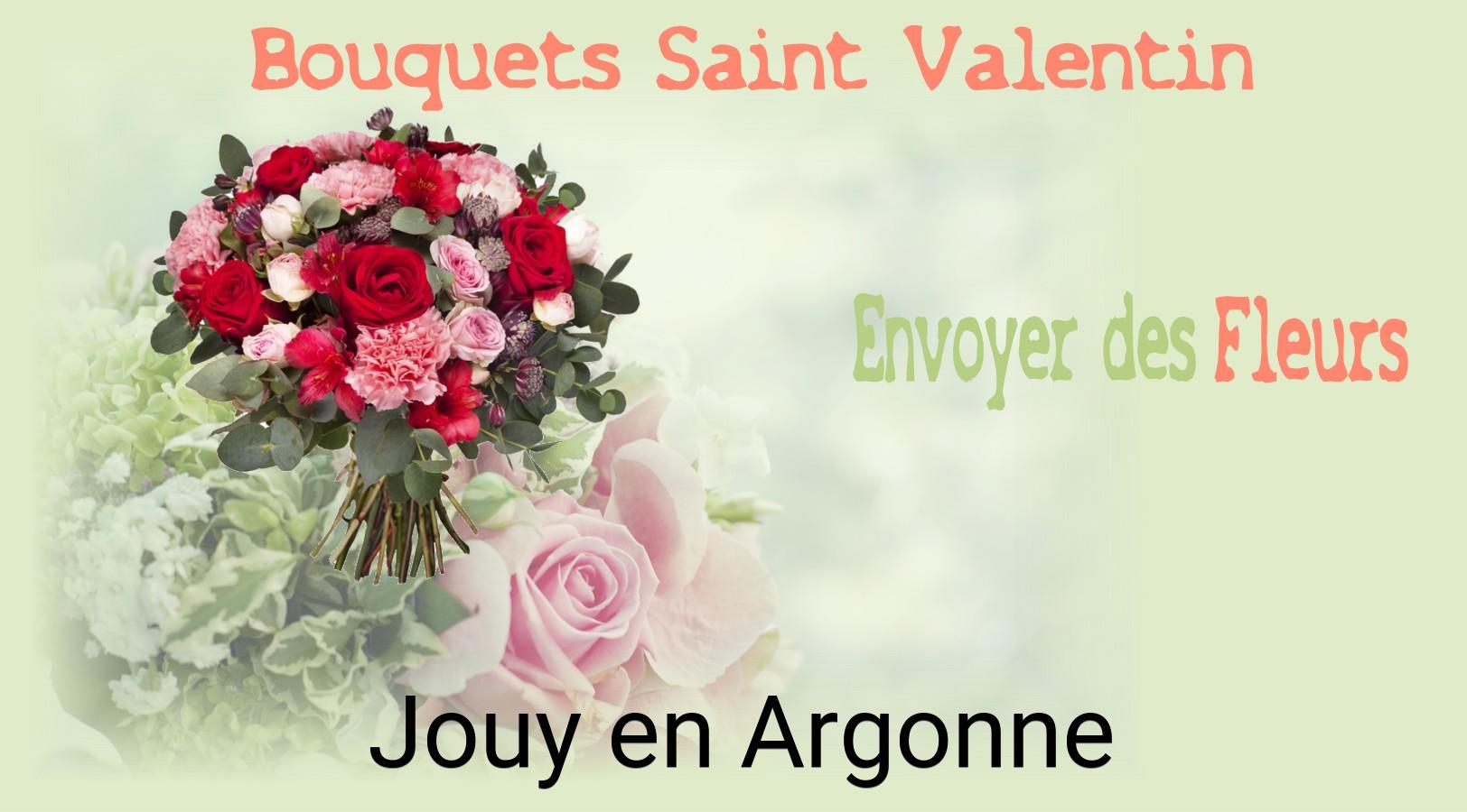 Roses de Saint-Valentin livrées à Jouy-en-Argonne